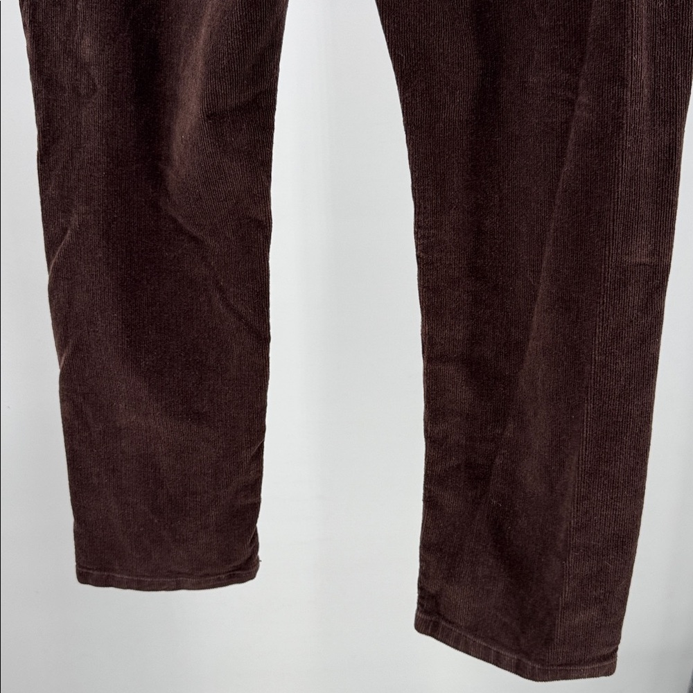 Mutual Weave The Slim Men's Corduroy Pants dark brown casual office 38x30 work - Picture 5 of 11